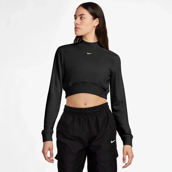 Nike Sportswear‎ Chill Cropped Crewneck Top...Medium - Picture 1 of 12